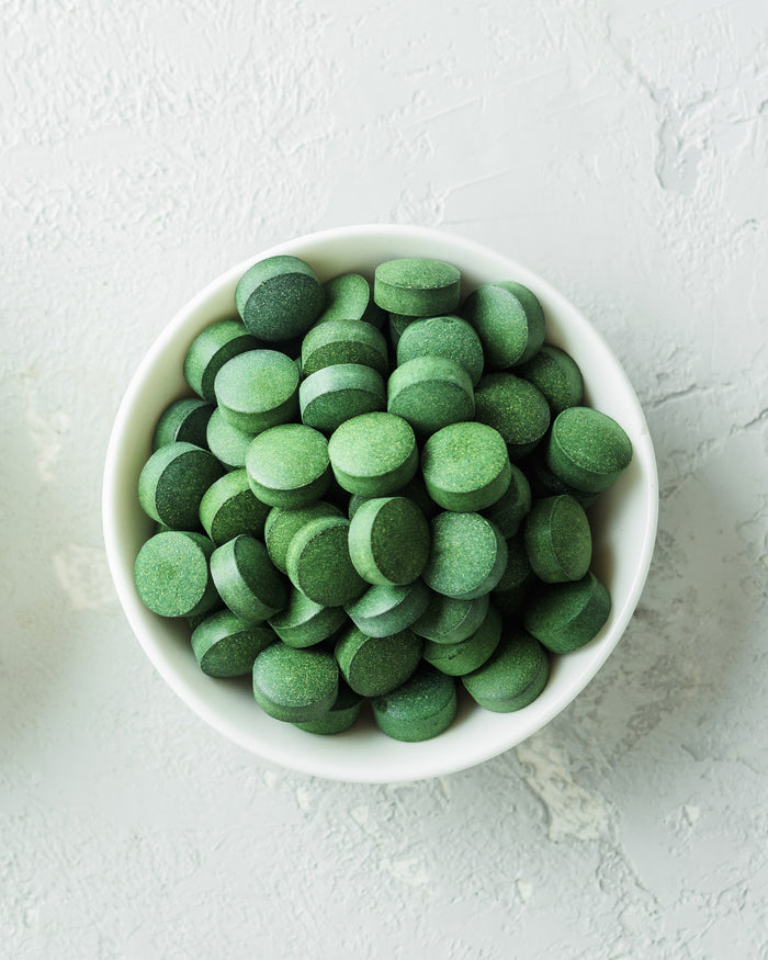 Spirulinos tabletės 100 g