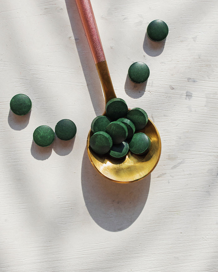Spirulinos tabletės 100 g